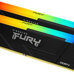 Kingston Kingston 32GB 2666MT/s DDR4 CL16 DIMM (Kit of 2)1Gx8 FURY Beast RGB