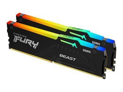 Kingston Kingston DDR5  64GB PC 4800 CL38 Kingston KIT (2x32GB) FURY Beast RGB retail