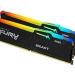 Kingston Kingston FURY Beast RGB - DDR5 - kit - 64 GB: 2 x 32 GB - DIMM 288-pin - 5600 MHz / PC5-44800 - unbuffered