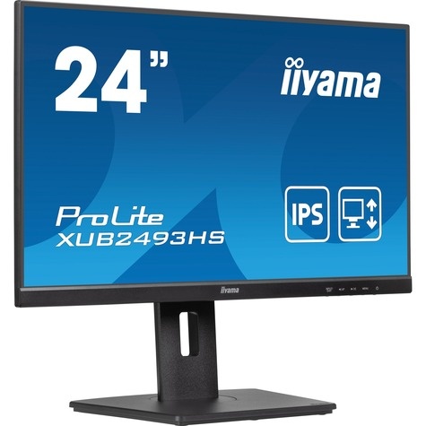 Iiyama ProLite Monitor XUB2493HS-B6 - 60.5 cm (23.8") - 1920 x 1080 Full HD