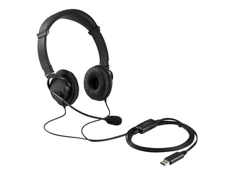 Kensington Headset Hi-Fi USB with Mic & Volume Control Button