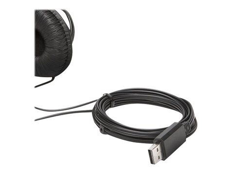 Kensington Headset Hi-Fi with Mic USB-A 1.80m Cable