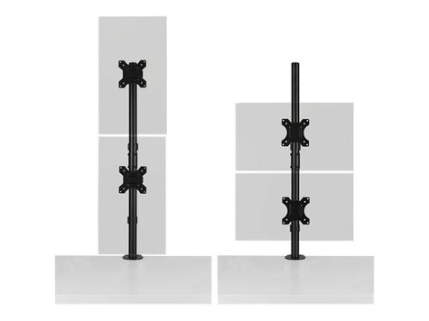 Kensington Vertical Stacking Dual Monitor Arm up to 32"