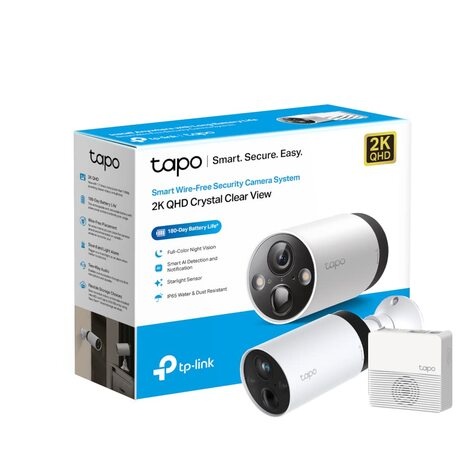 TP-Link Tapo Smart Wire-Free Security Camera System 1 Camera System