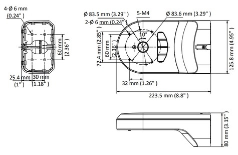 Hikvision HIKVISION DS-1294ZJ-PT Houder