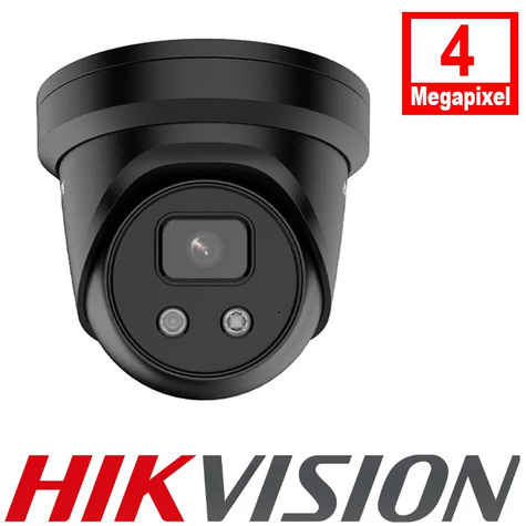 Hikvision DS-2CD2346G2-IU(2.8mm)(C)(BLACK) Turret 4MP Easy IP 4.0