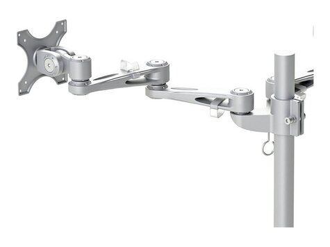 Neomounts FPMA-D935DG - voor 2 LCD-schermen - zilver