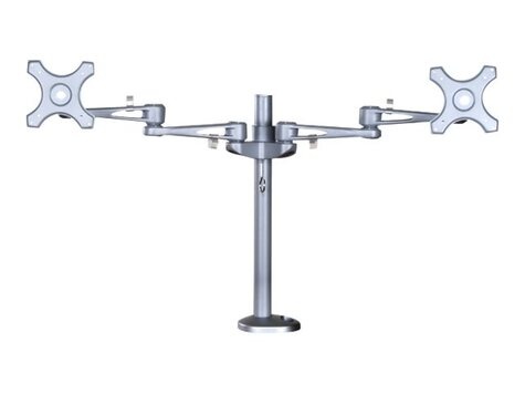 Neomounts FPMA-D935DG - voor 2 LCD-schermen - zilver