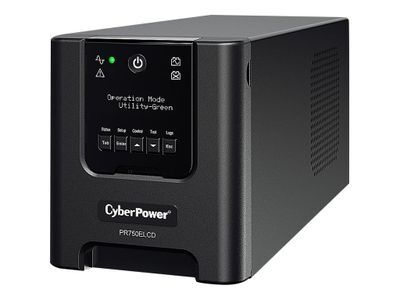 Cyberpower Professional Tower Series PR750ELCDGR - UPS - 675 Watt - 750 VA