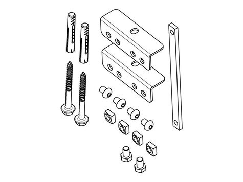 VOGELS PFA 9126 PFB 34XX bevestigingskit - voor LCD-scherm - zwart