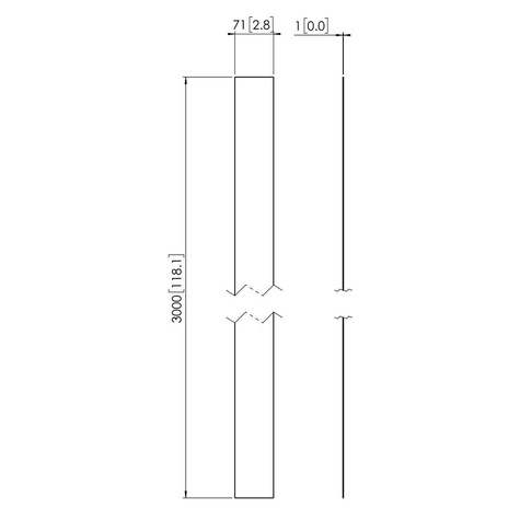 VOGELS PFA 9107 STRIP T.B.V. PUC 25