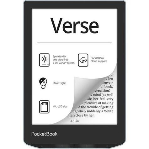 PocketBook Verse e-book reader 8 GB Zwart, Blauw