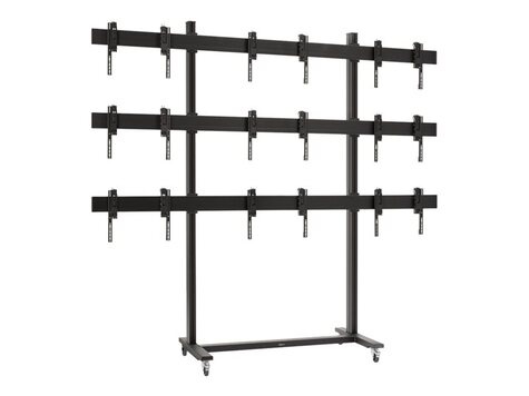 VOGELS VOGELS TVW 3355 Video wall Trolley 3x3 wagen - voor 9 LCD-schermen - zwart