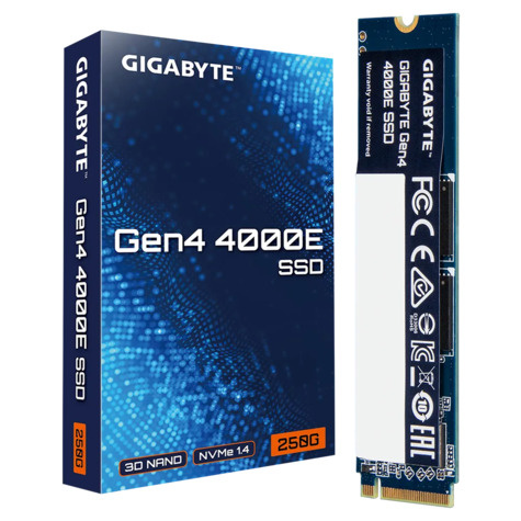 Gigabyte Gigabyte SSD 250GB Gigabyte Gen4 4000E   PCI-E 4.0   NVMe 1.4