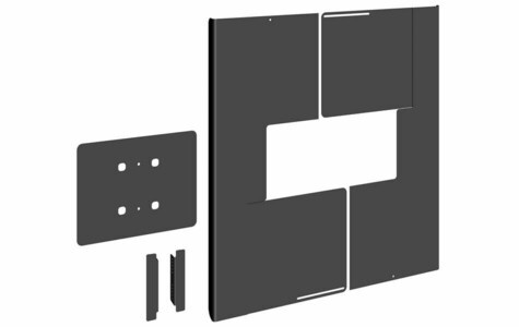 VOGELS PFA9164 afdekkap - zwart