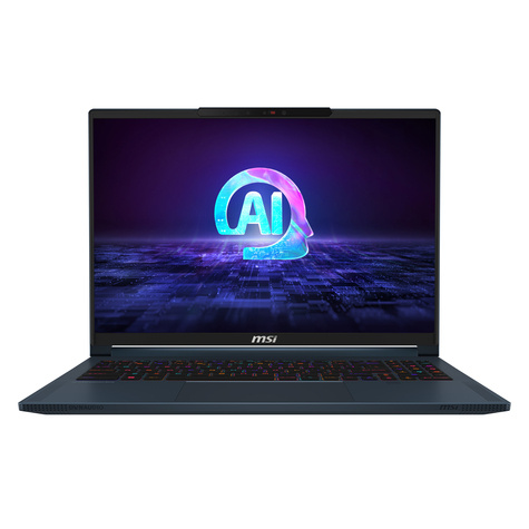 MSI Stealth 16 AI Studio A1VHG-017NL Intel Core Ultra 9 185H Laptop 40,6 cm (16") UHD+ 32 GB DDR5-SDRAM 2 TB SSD NVIDIA GeForce RTX 4080 Wi-Fi 7