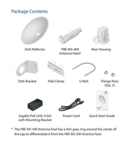 Ubiquiti PowerBeam M5-400 - 25 dBi