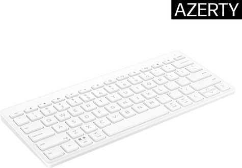 HP 350 WHT Compact Multi-Device Keyboard EURO QWERTY