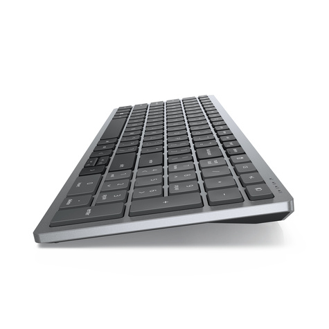DELL KM7120W toetsenbord Inclusief muis RF-draadloos + Bluetooth QWERTY Grijs, Titanium, UK VERSIE
