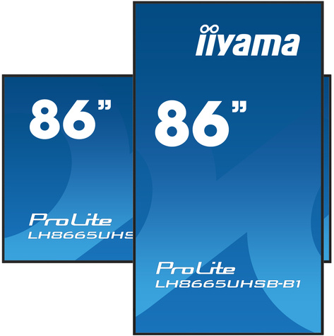 Iiyama ProLite LH8665UHSB-B1 - 86" lcd-scherm - 4K - voor digital signage-technologie