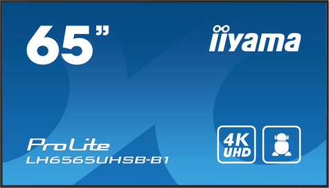 Iiyama ProLite LH6565UHSB-B1 65" lcd-scherm - 4K - voor digital signage-technologie