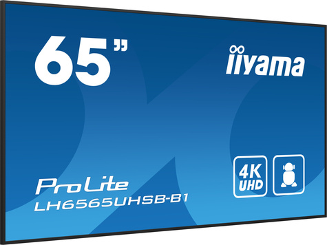 Iiyama ProLite LH6565UHSB-B1 65" lcd-scherm - 4K - voor digital signage-technologie