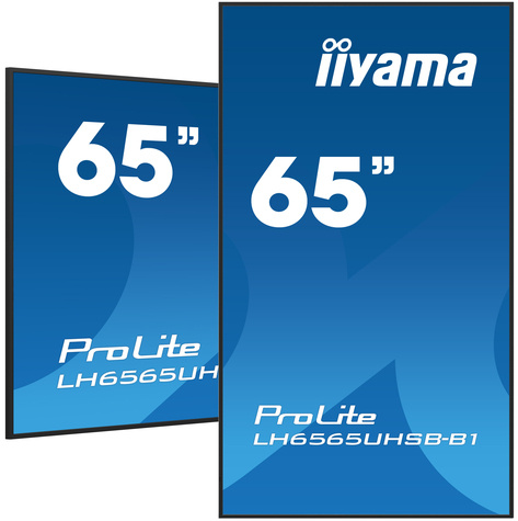 Iiyama ProLite LH6565UHSB-B1 65" lcd-scherm - 4K - voor digital signage-technologie