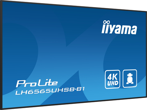 Iiyama ProLite LH6565UHSB-B1 65" lcd-scherm - 4K - voor digital signage-technologie