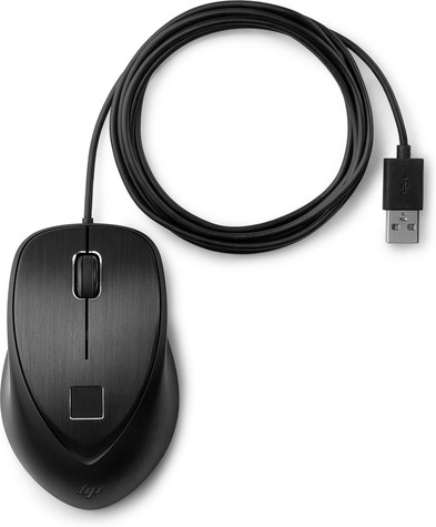 HP Fingerprint Laser USB Zwart Retail