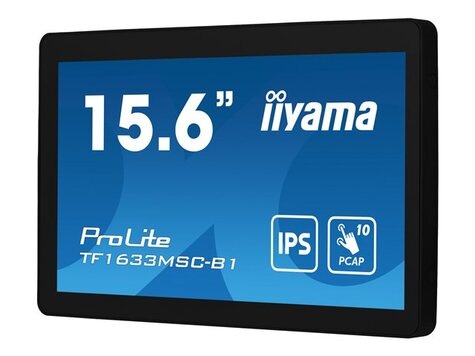 Iiyama ProLite TF1633MSC-B1 - LED-monitor - Full HD (1080p) - 15.6"