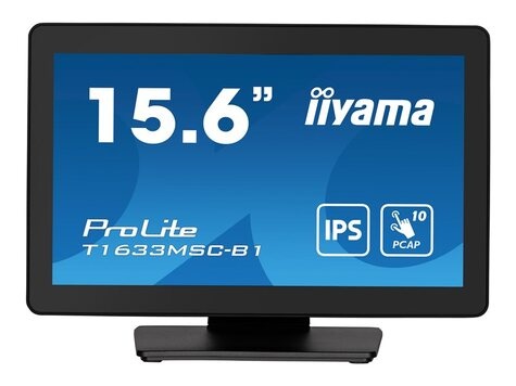 Iiyama ProLite T1633MSC-B1 - LED-monitor - Full HD (1080p) - 15.6" touchscreen