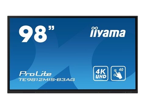 Iiyama ProLite TE9812MIS-B3AG - 98" lcd-scherm - 4K - voor digitale borden / interactieve communicatie