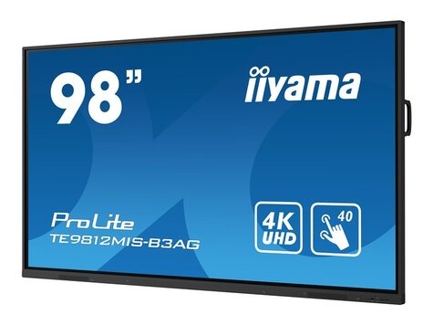 Iiyama ProLite TE9812MIS-B3AG - 98" lcd-scherm - 4K - voor digitale borden / interactieve communicatie