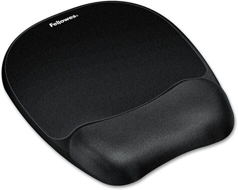 Fellowes Fellowes Memoryfoam muismat/polssteun zwart 20,16x23,50cm