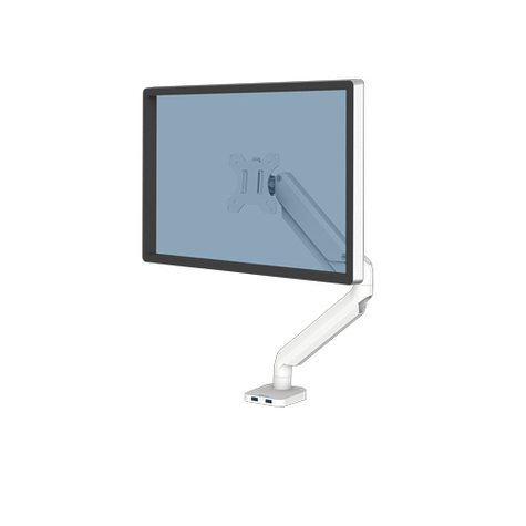 Fellowes PLATINUM SERIES SINGLE MONITOR ARM WHITE (32")