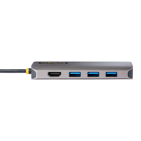 STARTECH USB C Multiport Adapter, 4K 60Hz HDMI Video, 3 Port 5Gbps USB-A Hub