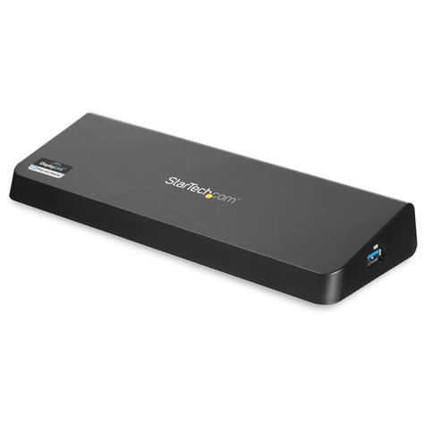 STARTECH USB 3.0 Dock, Dual Monitor met HDMI  4K DisplayPort, USB 3.0 naar 4x USB-A, Ethernet, HDMI en DP