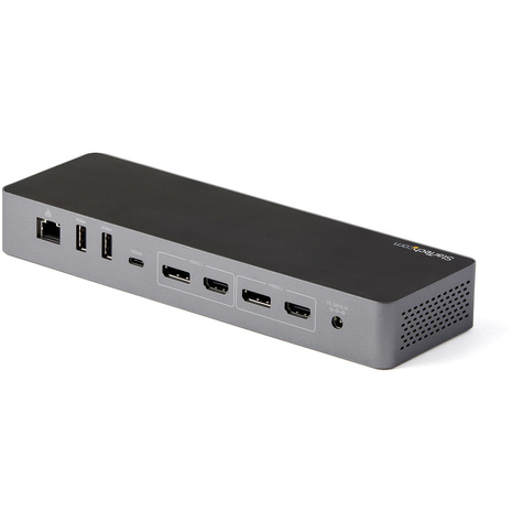 STARTECH STARTECH StarTech.com Thunderbolt 3 Dock met USB-C Host Compatibiliteit - Dual 4K 60Hz DisplayPort 1.4 en Dual HDMI 2.0 - Single 8K - TB3/USB-C Laptop Docking Station - 96W PD, 5xUSB - 10Gbps (TB3CDK2DHUE) - Dockingstation - USB-C 3.2 Gen 2 / Thunderbolt 3 - 2 x H