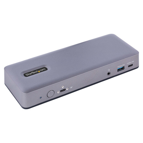 STARTECH STARTECH USB-C Docking Station - Multi Monitor HDMI/DP/DP Alt Mode USB-C Dock - 3x 4K30 / 2x 4K60 - 7-Port USB Hub - 60W Power Delivery - GbE - 3.5mm Audio - Works With Chromebook certified - Dockingstation - USB-C / Thunderbolt 3 / Thunderbolt 4 - 2 x HDMI, 2 x D