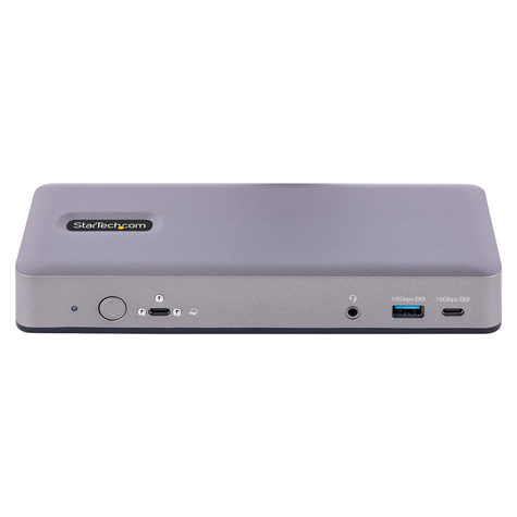 STARTECH USB-C Docking Station - Multi Monitor HDMI/DP/DP Alt Mode USB-C Dock - 3x 4K30 / 2x 4K60 - 7-Port USB Hub - 60W Power Delivery - GbE - 3.5mm Audio - Works With Chromebook certified - Dockingstation - USB-C / Thunderbolt 3 / Thunderbolt 4 - 2 x HDMI, 2 x D