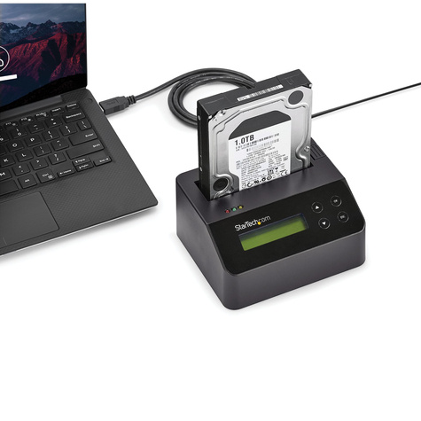 STARTECH Standalone harde schijf docking station en wisser voor 2.5/3.5" SATA SSD/HDD - USB 3.0 - 4Kn ondersteuning - USB 3.0 HDD dock - Wisser vaste schijf - 2.5" / 3.5" - SATA 6Gb/s - zwart - voor P/N: SVA12M5NA