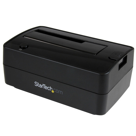 STARTECH Schijf docking station voor 2.5 / 3.5" SATA Drives - USB 3.1 (USB-A, USB-C) of eSATA - inclusief USB-A en USB-C kabels - HDD docking station -baaien: 1 - 2.5", 3.5" - SATA 6Gb/s - eSATA, USB 3.1 (Gen 2) - zwart