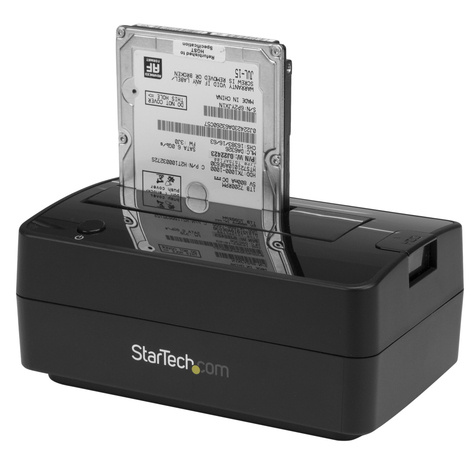 STARTECH Schijf docking station voor 2.5 / 3.5" SATA Drives - USB 3.1 (USB-A, USB-C) of eSATA - inclusief USB-A en USB-C kabels - HDD docking station -baaien: 1 - 2.5", 3.5" - SATA 6Gb/s - eSATA, USB 3.1 (Gen 2) - zwart