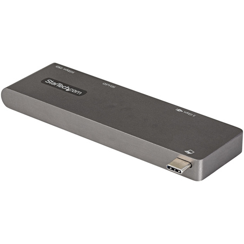 STARTECH USB C Multiport Adapter voor MacBook Pro/Air - USB Type-C naar 4K HDMI, 100W Power Delivery Pass-through, SD/MicroSD Slot, 2-Port USB 3.0 Hub - Portable USB-C Mini Dock (DKT30CMHSDPD) - Dockingstation - USB-C / Thunderbolt 3 - HDMI