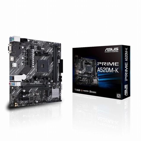 Asus Asus PRIME A520M-K                    (AMD,AM4,DDR4,mATX)