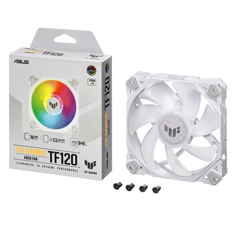 Asus Ventilator TUF Gaming TF120 ARGB white