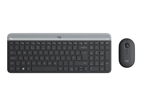 Logitech Logitech NL MK470 Wireless Slim Desktopset QWERTY US Layout