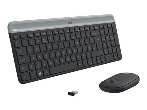 Logitech NL MK470 Wireless Slim Desktopset QWERTY US Layout