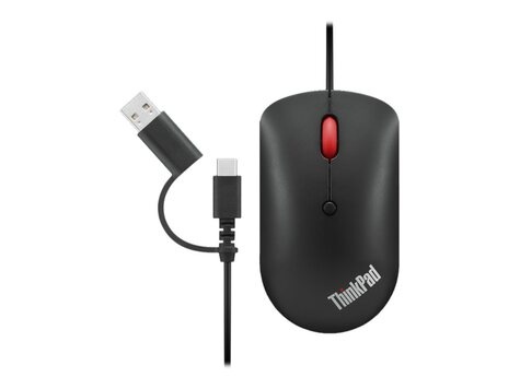 Lenovo ThinkPad USB-C Wired Compact Mouse