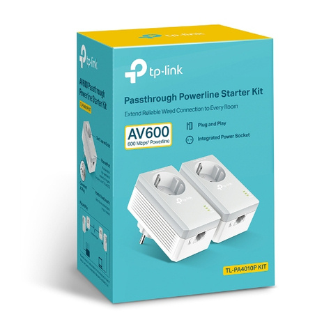 TP-Link TL-PA4010PKIT 500Mbps Nano Powerline Eth. Adapt.Kit